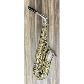 Sax Alto Jupiter JAS-567 Prateado com Chaves Laqueadas